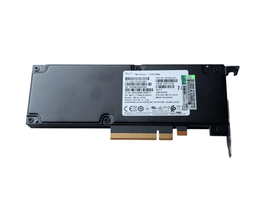 Samsung PM1735 MZ-PLJ1T60 SSD 1.6 TB PCIe 4.0 x8 (NVMe) HPE OEM Brand New