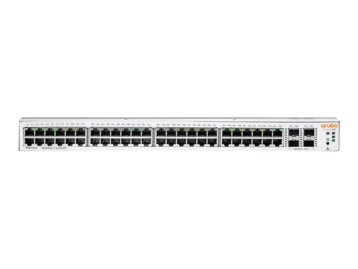HPE JL686B Aruba Instant On 1930 48G Class4 PoE 4SFP/SFP+ 370W Switch 52 Ports