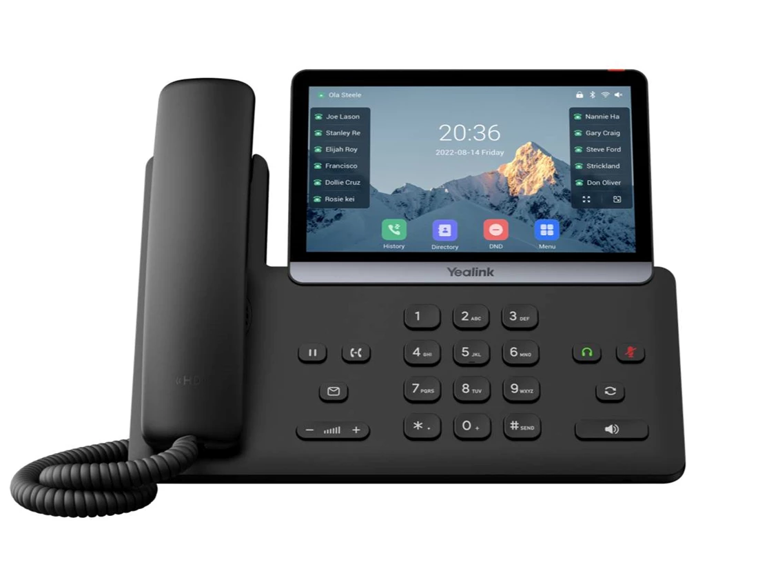 Yealink SIP-T77U High-end touch screen IP Phone.