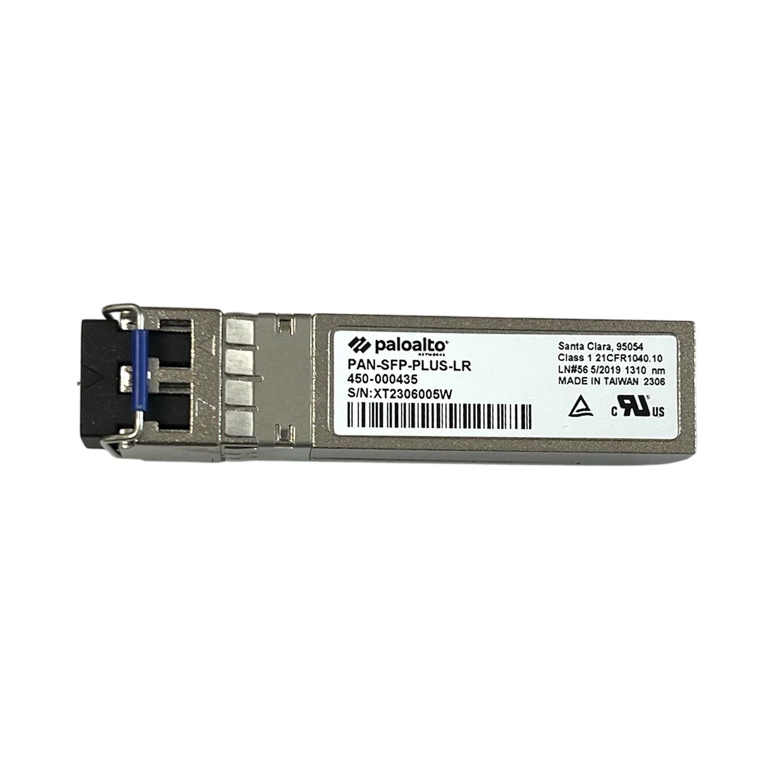 PALO ALTO PAN-SFP-PLUS-LR SFP+LR LC SMF 10GBASE-LR 1310nm 10Km Transceiver Ref