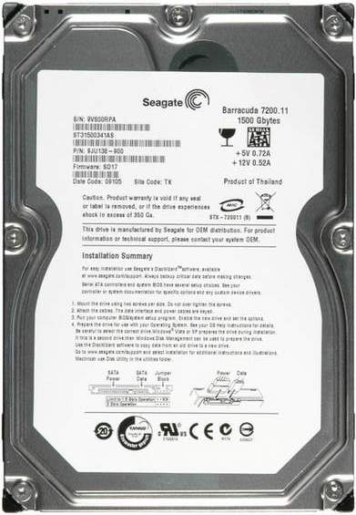 Seagate ST31500341AS