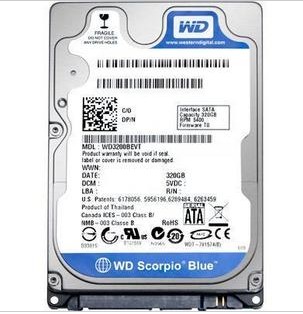 Western Digital Scorpio Blue WD1600BEVT 160GB 2.5/" SATA II Laptop Hard Drive