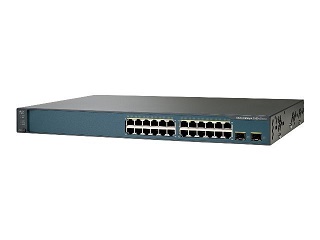 Cisco WS-C3560V2-24PS-S Catalyst 3560V2 24 10/100 PoE + 2 SFP IP Base