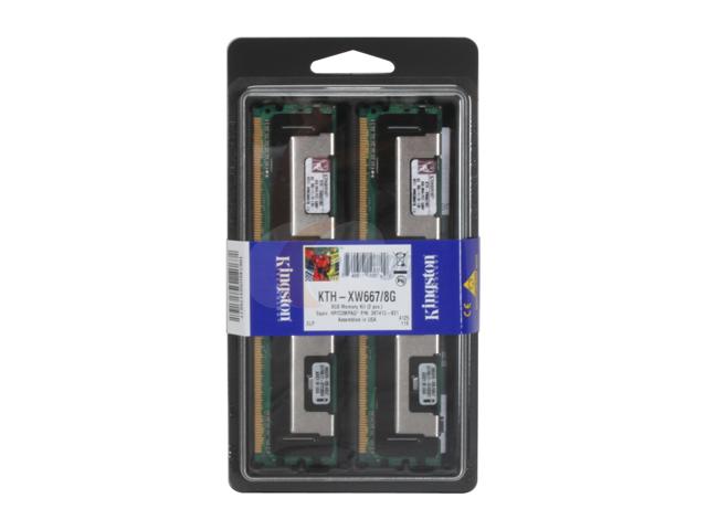 Kingston Kth Xw667 8g 8gb Pc2 5300f Ddr2 667mhz Ecc Memory Kit Serversupply Com