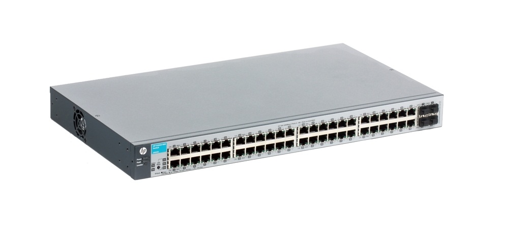 HP J9660A 1810-48G 48 Port Gigabit Ethernet Network Switch HP J9660A 1810-48G 48 Port Gigabit Ethernet Network Switch
