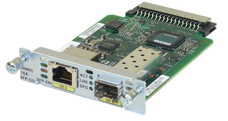 NEW Cisco EHWIC-1GE-SFP-CU Enhanced High-Speed WAN Interface Card 