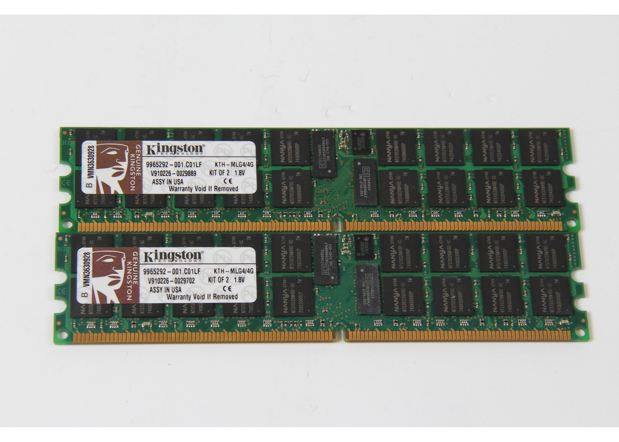 2X Mémoire RAM pour Serveur 16 Go DDR3 REG PC3-12800 1600 MHz 2RX4 2X Mémoire RAM pour Serveur 16 Go DDR3 REG PC3-12800 1600 MHz 2RX4