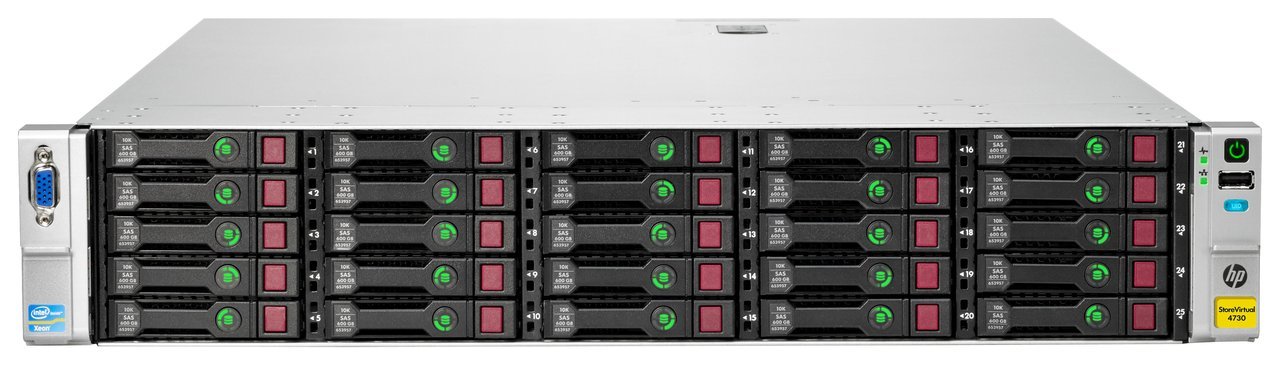 HP B7E27A StoreVirtual 4730 Hard Drive Array - 25-bay - 25 x 600 GB