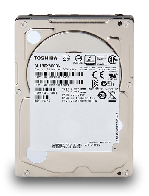 IBM compatible Toshiba AL13SXB600N 600 Go 15K SAS 6Gb/s HDD 2.5" Dell HP 