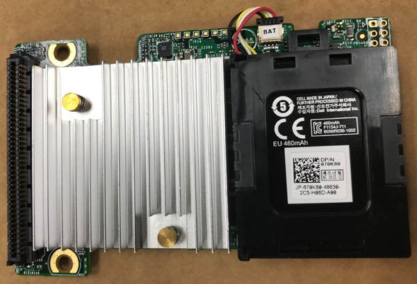 NEW DELL PERC H710P 1GB MINI MONO 6GB//s RAID CONTROLLER TY8F9 WITH BATTERY