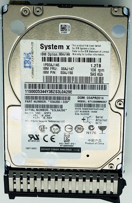IBM 00AJ147 1.2 TB Hard drive - 2.5