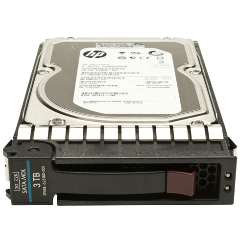 HPE 628180-001 Midline - Hard drive - 3 TB - hot-swap - 3.5 