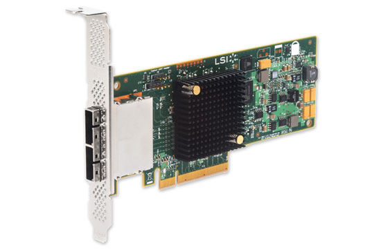 Sas Controller LSI 9207-8e Card - 8-Port External 6Gb/s PCIe 3.0