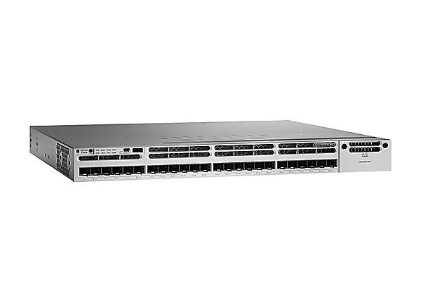Cisco Catalyst 3850 WS-C3850-24XS-E 24 Port 10G Fiber Switch IP Services
