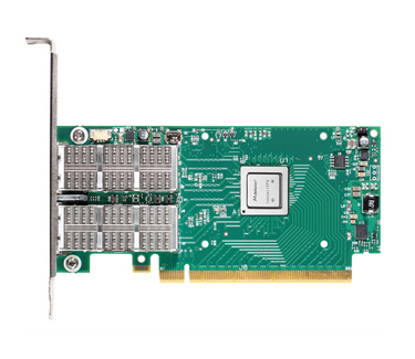 MELLANOX MCX455A-FCAT ConnectX-4 VPI adapter card  FDR IB and 40GbE single-port QSFP28 PCIe3.0 x16 tall bracket ROHS R6