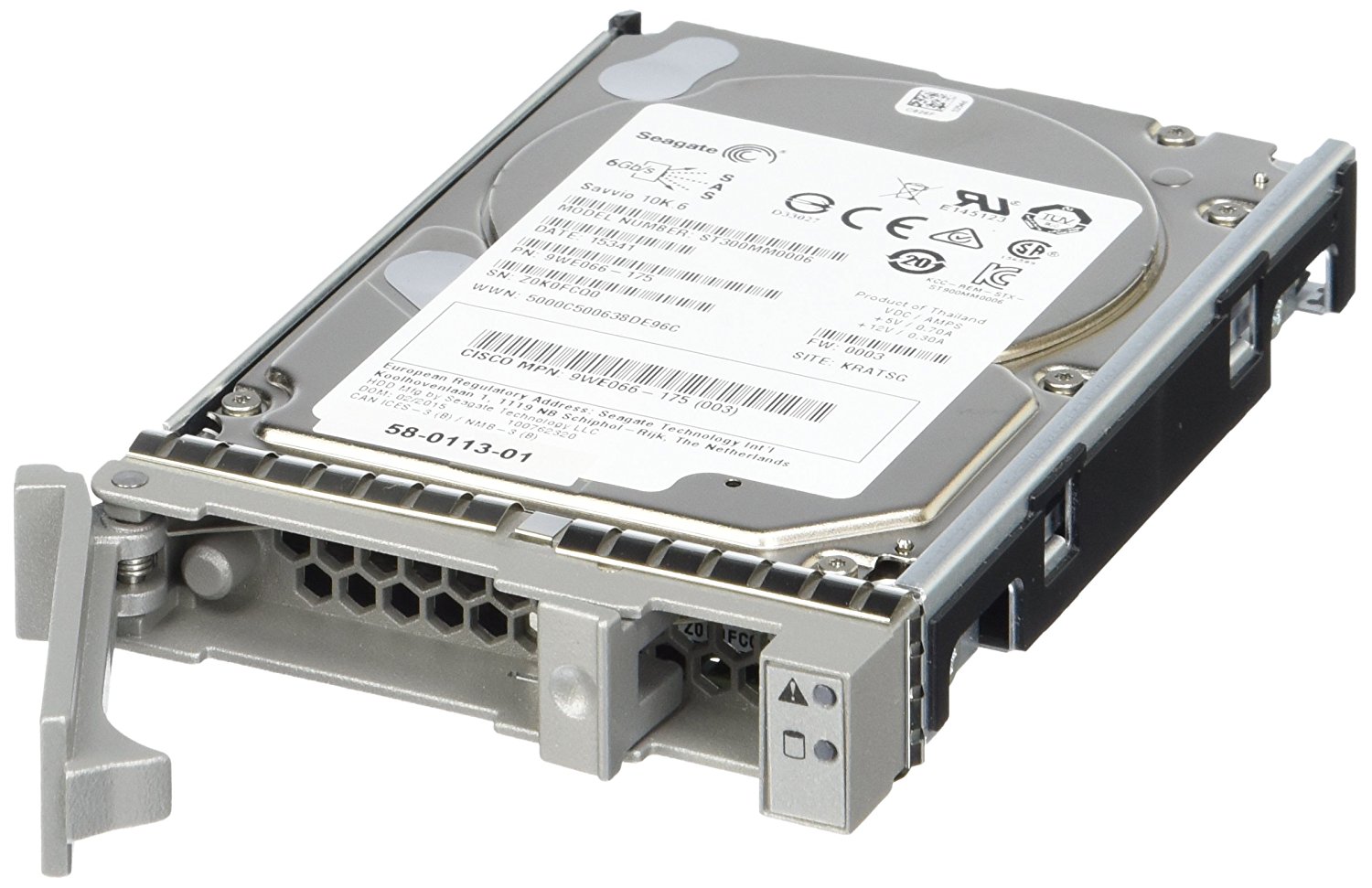 Cisco UCS-HD900G10K12G Seagate 900GB HDD Hard Drive 10K SAS 2.5" 12Gb/s 