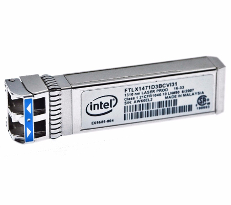 Intel 10GBASE-LR SFP 1310 Nm Transceiver Module E65685-004 FTLX1471D3BCVI31