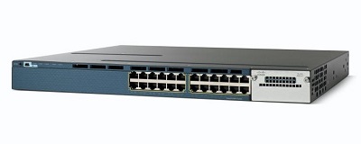 Part Number WS-C3560X-24P-L Certified Refurbished Cisco Systems Catalyst 3560X 24 Port PoE LAN BASE