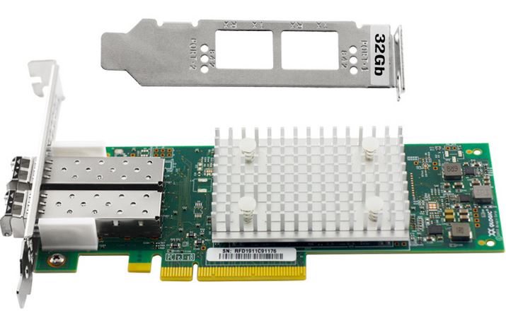DELL　2-Port　Adapter　PCI-e　Host　Bus　Fibre　Channel　32GB　403-BBMR　Ref