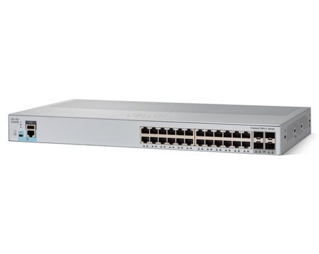 Cisco WS-C2960L-24PS-LL Catalyst 2960L Managed Switch 24 PoE+ Ports