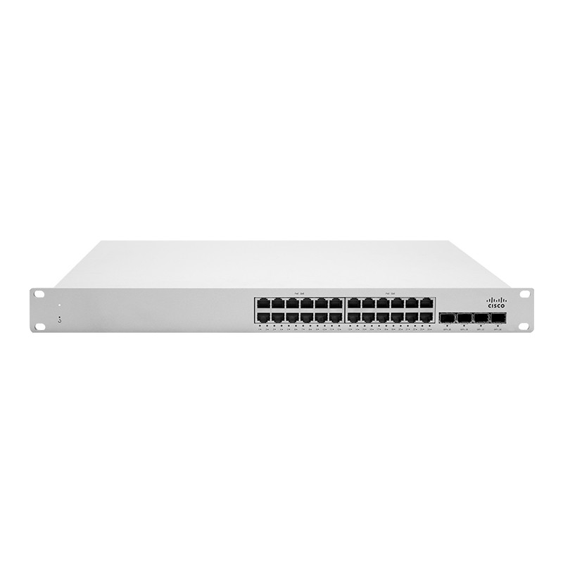 Cisco MS225-24P-HW Meraki MS225-24P L2 Stck Cld-Mngd 24x GigE 370W PoE ...