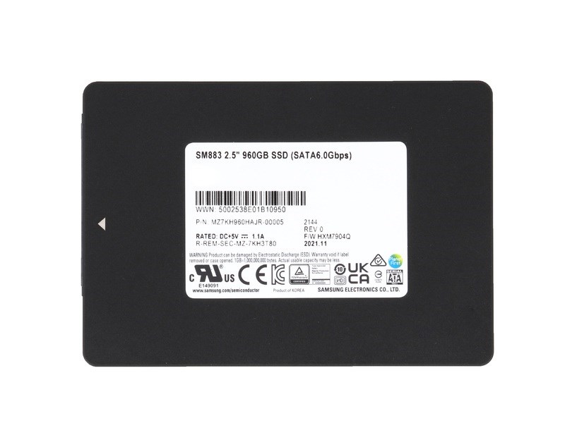 Intel SSDSC2KB960G801 D3 S4510 Series 960GB 2.5 6Gb/s SATA SSD 3D2 TLC New | UK
