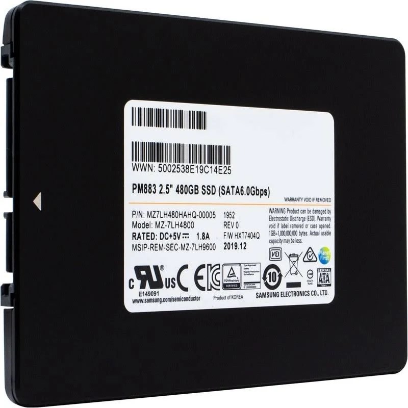 Agurk Kollegium kapital Samsung MZ7LH480HAHQ-00005 480GB 2.5inch Sata 6Gbps Internal Ssd -  ServerSupply.com