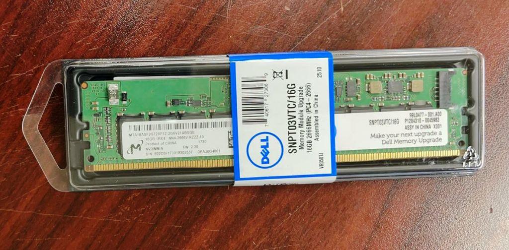 SNP1CXP8C/16G Dell 16GB SODIMM Laptop Memory