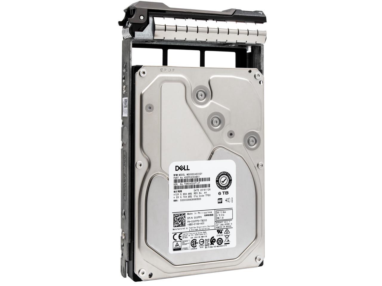 Dell XXPPV 6TB 7.2K SAS 12Gbps 512e 3.5in Hot-Plug Drive
