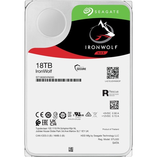 ブルー×レッド Seagate ST18000VN000 18TB 7200RPM 256MB NASハード ...