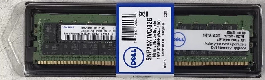 MTA36ASF4G72PZ-2G6D1 MICRON 32GB 2RX4 PC4-2666V-R Módulo De Memoria (1x32GB