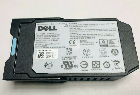Dell 03-55753-301 Lithium Ion Battery Pack for SC3020 SC5020 SC7020 Rack Storage