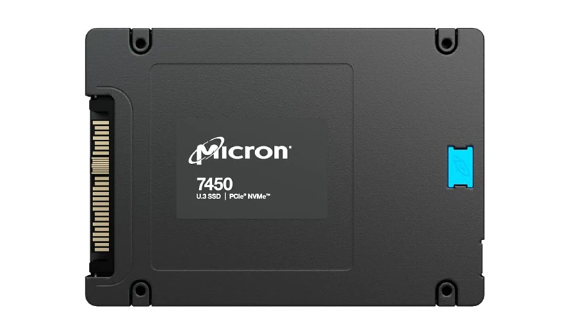 Micron 7450 Pro MTFDKCC15T3TFR-1BC1ZABYY 15.3TB U.3 15mm 2.5-Inch PCIe 4.0  (NVMe) Solid State Drive