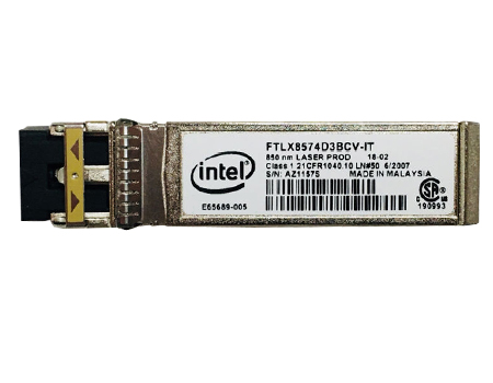 Intel AFBR-710DMZ-IN1 1G/10G 850nm Multimode Datacom SFP+ Transceiver