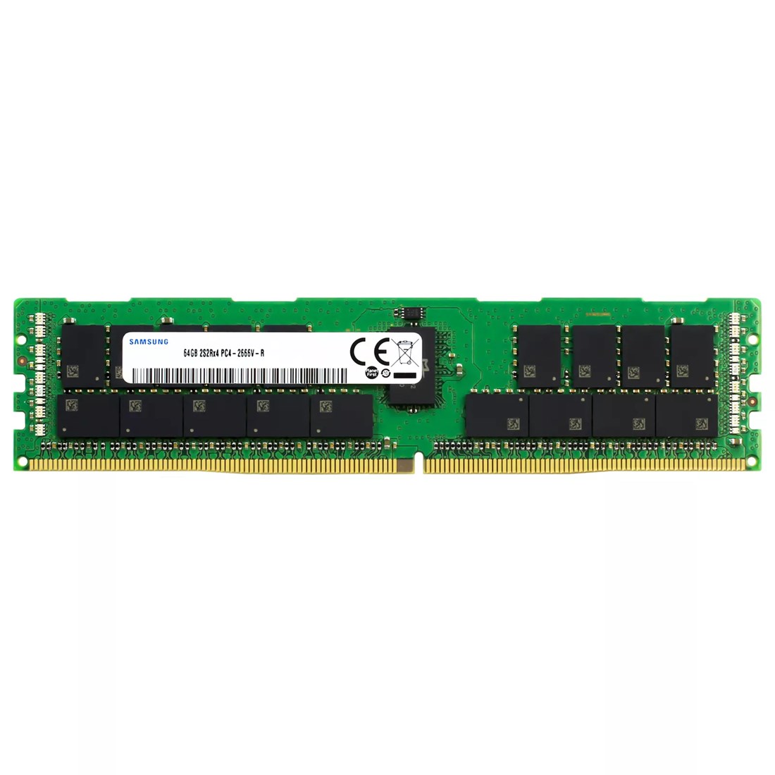 メモリ 16GB×4枚=64GB DDR4-2666 SAMSUNG 動作保証 Samsung M393A8K40B22-CWD 64GB PC4-21300 DDR4-2666MT/s 4RX4 ECC