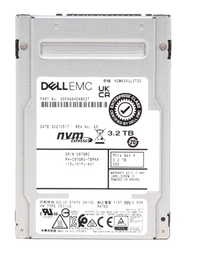 KIOXIA KCD8XPUG3T20 CD8P-V Series - 3.2 TB SSD, Data Center