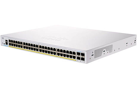 Cisco CBS350-48FP-4X  CBS350 48x PoE+ (740W) + 4x 10G SFP+ Ref