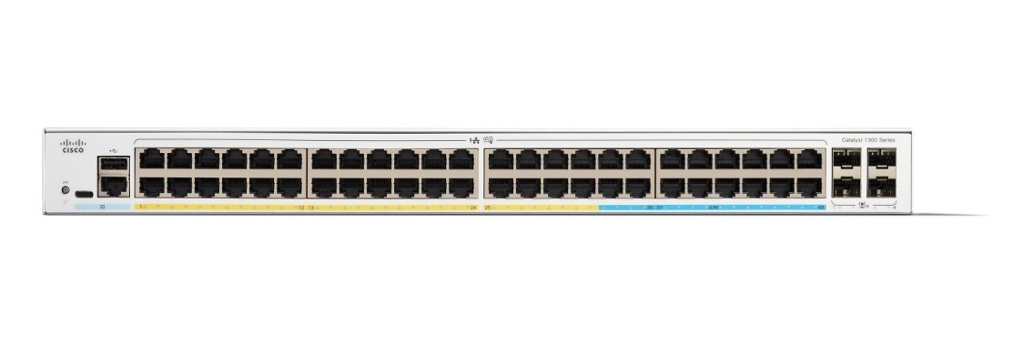 Cisco C1300 48FP 4X Catalyst 1300 48 port GE Full PoE 4x10G SFP Switch