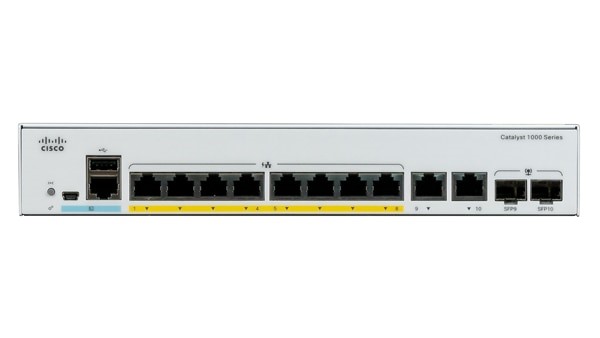 Cisco C1000-8P-2G-L Catalyst 1000-8P-2G-L Switch Managed 4 x 10/100/1000 Ref