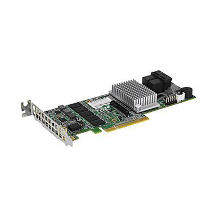 Supermicro AOC-S3108L-H8IR-16DD 12Gb/s 8 port SAS int RAID Adapter with ...