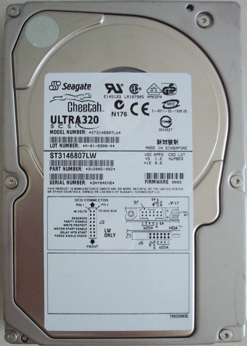 Seagate Cheetah ST3146807LW 146GB 10K RPM Ultra320 SCSI 3.5 Seagate Cheetah ST3146807LW 146GB 10K RPM Ultra320 SCSI 3.5