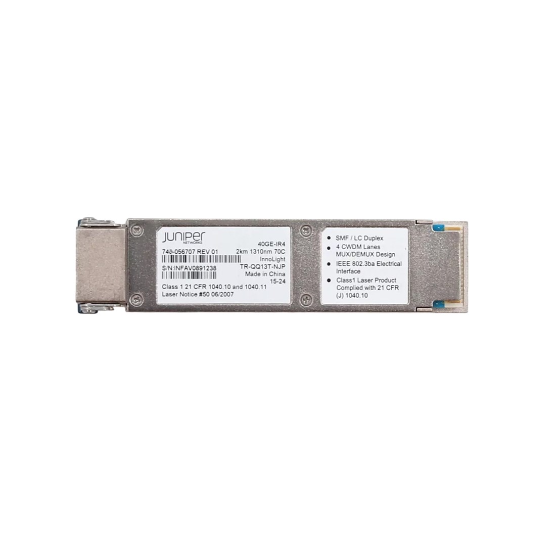 Juniper Networks JNP QSFP 40GE IR4 QSFP 40GBASE LR4 40 Gigabit Optics Juniper Networks JNP QSFP 40GE IR4 QSFP 40GBASE LR4 40 Gigabit Optics