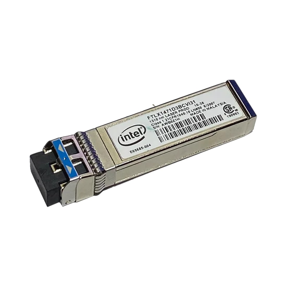 Intel FTLX1471D3BCVI31 Dual Rate 10GBase-LR 1310nm SFP+ Optical ...