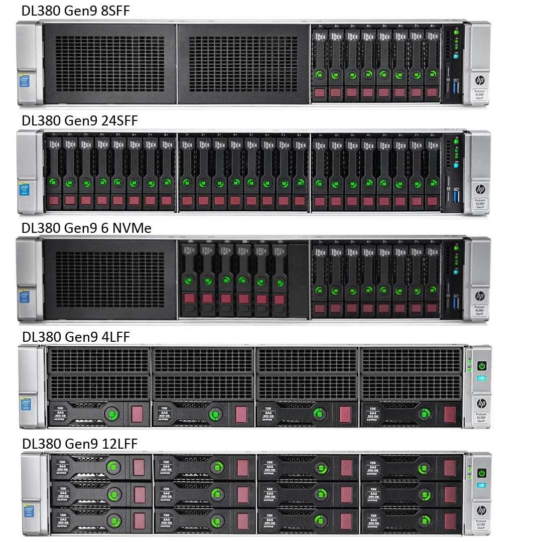 HPE 752689 B21 DL380 Gen9 E5 2650v3 2P 32GB R P440ar 8SFF 2x10Gb 2x800W 