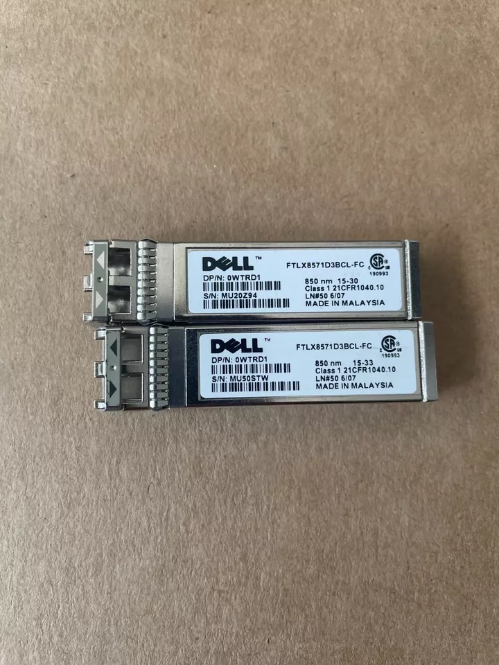 Dell 407BBVK 10Gbps 850nm SFP+ Transceiver