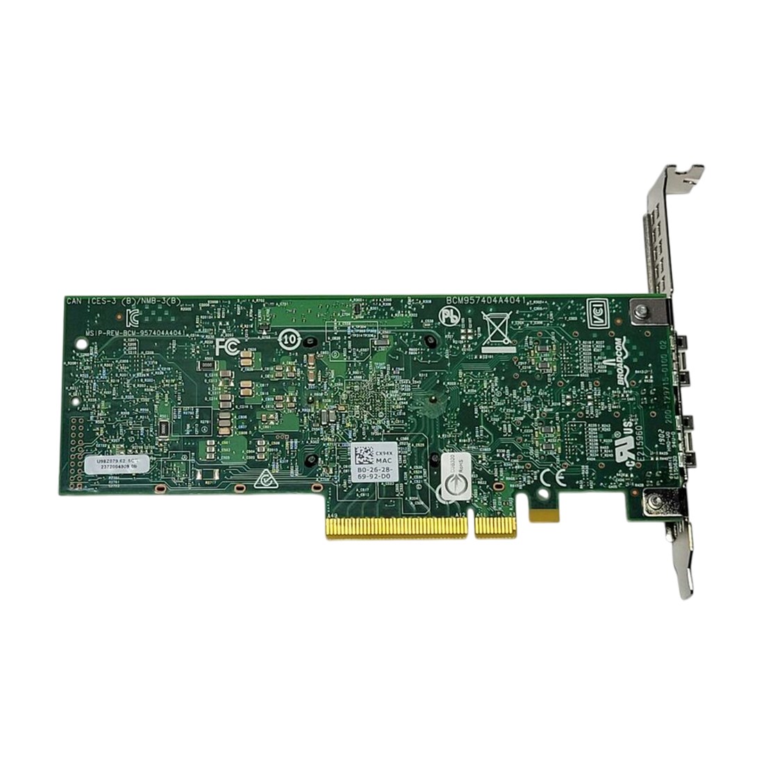 Broadcom BCM957414A4141DD 57414 Dual Port 25GbE SFP28 Network Adapter ...