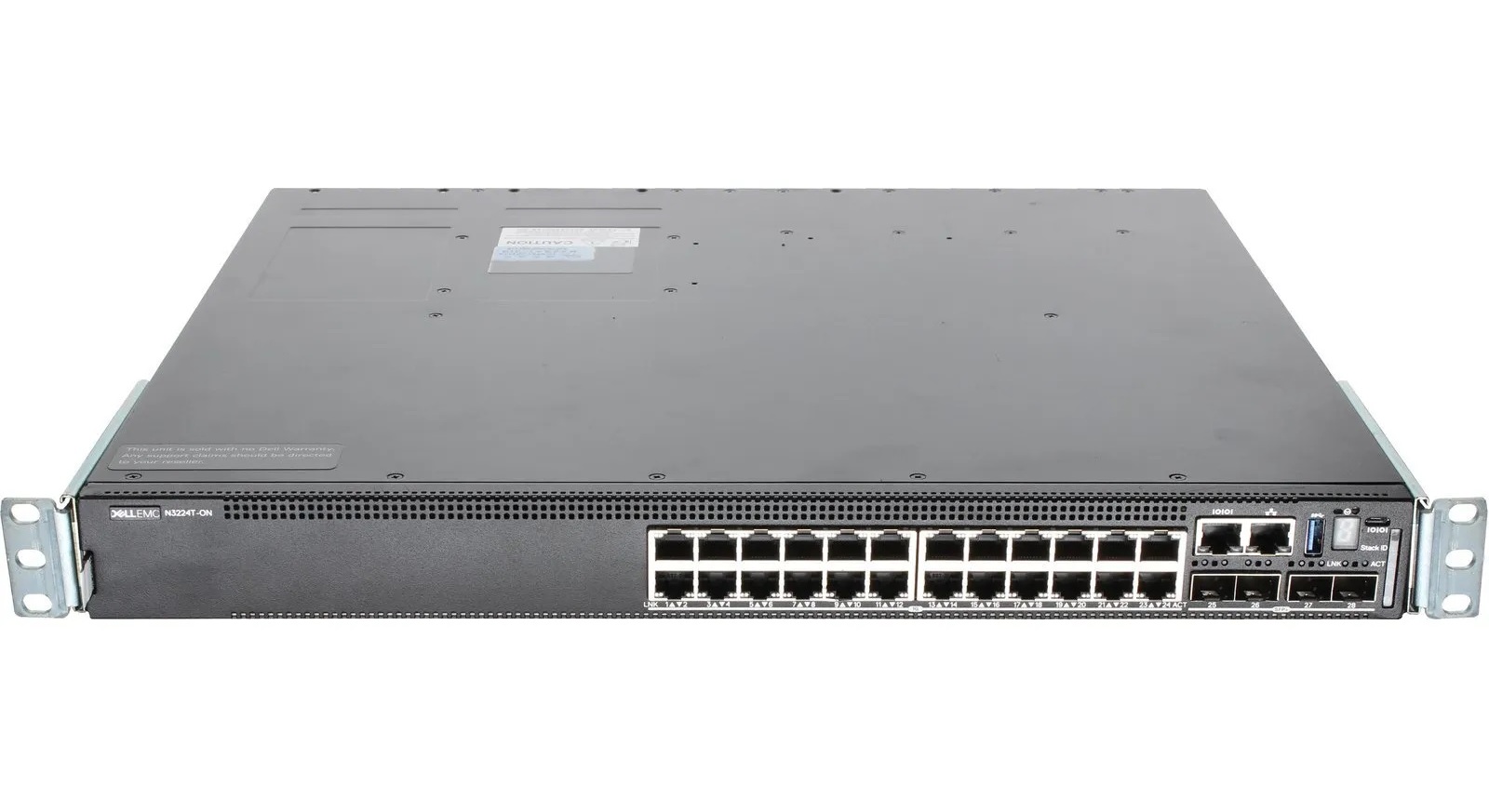 DELL EMC N3224TON IO/PS 24X1G RJ45, 4X10G SFP+, 2X100G QSFP28 1XAC