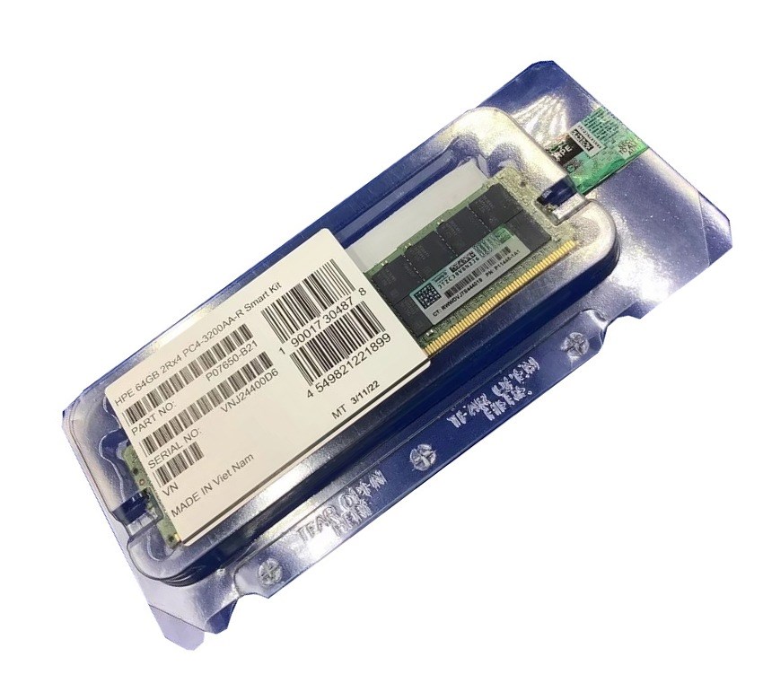 HPE P07650 B21 64GB PC4 25600 DDR4 3200MT s 2Rx4 ECC Memory New