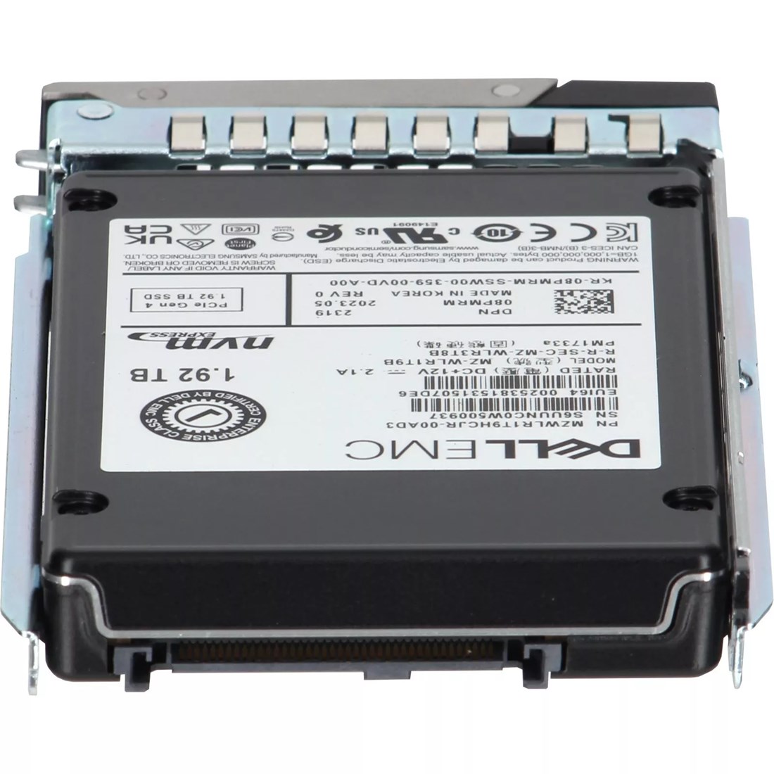 F0VFY Dell 1.92TB 12Gbps SAS Read Intensive TLC 2.5'' SSD 0F0VFY MZ-ILT1T9A - Foto 12
