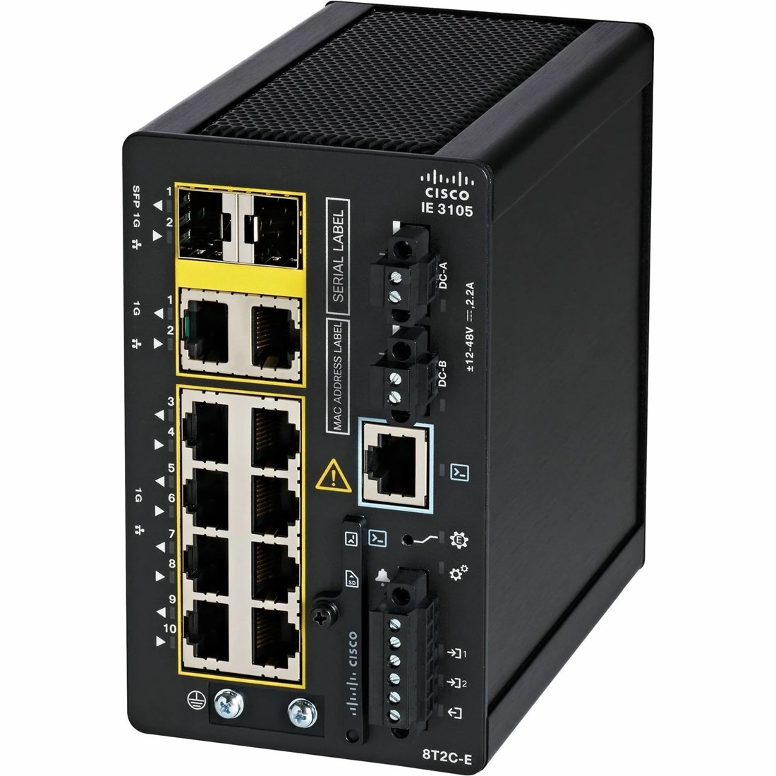 Cisco IE-3105-18T2C-E with 18GE Copper 2GE Combo Advanced Feat Fixed ...